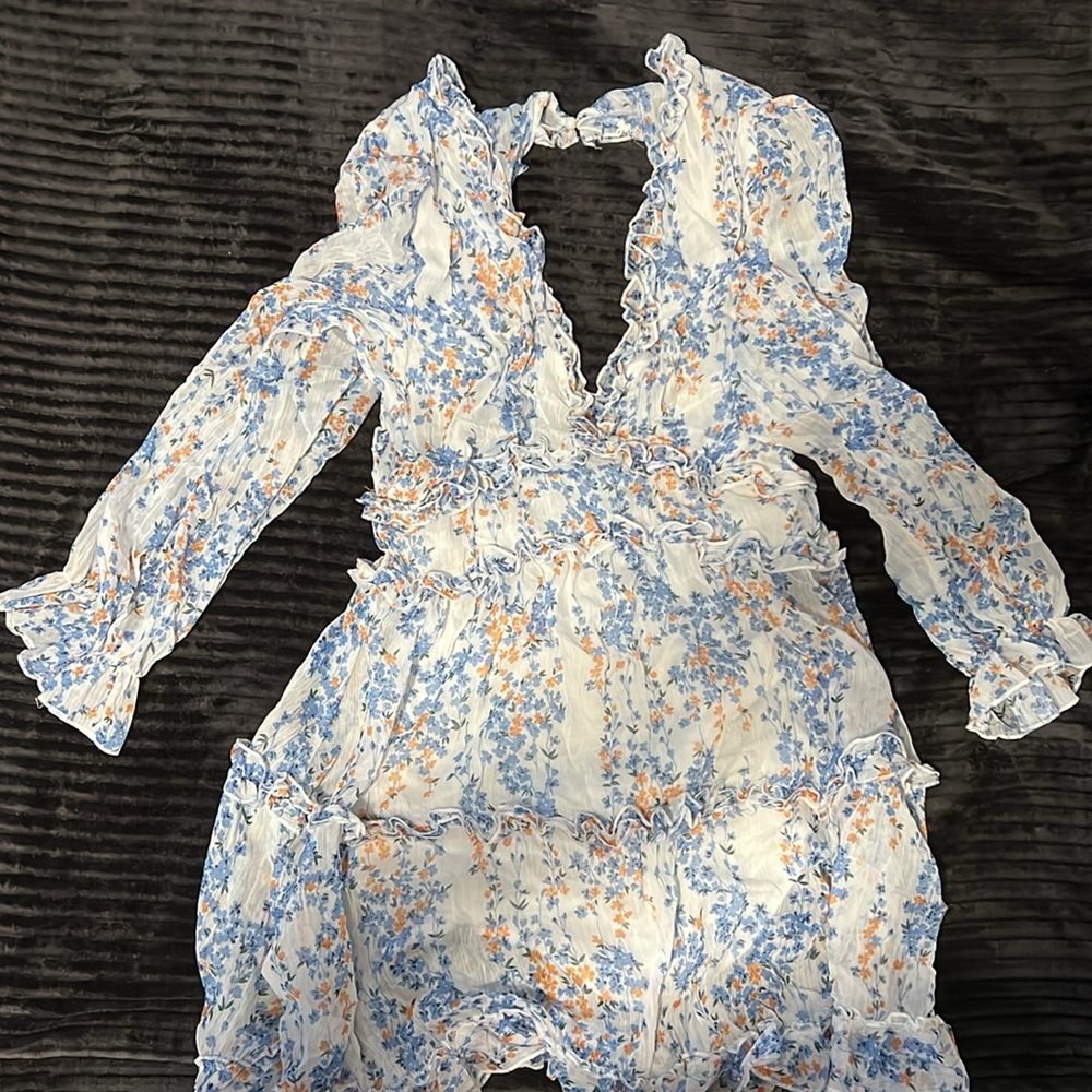 Floral Ruffle Dress - Picture 4 of 4
